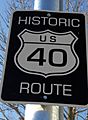 Image-Historic U.S. Hwy 40 sign only
