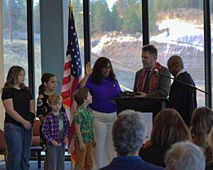 Janelle Bynum Ceremonial swearing in to Congress