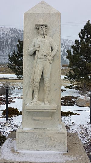 John Mullan monument near Missoula Montana