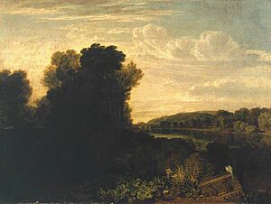Joseph Mallord William Turner (1775-1851) - The Thames at Weybridge - T03872 - Tate