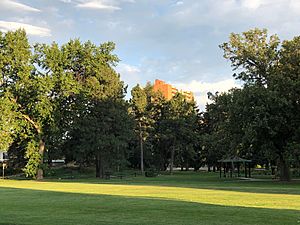 Lindsley Park in the Hale Neighborhood of Denver