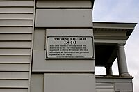 Littleton MA First Baptist Church plaque