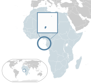 Location São Tomé and Príncipe AU Africa