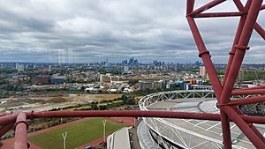 London panorama from the east