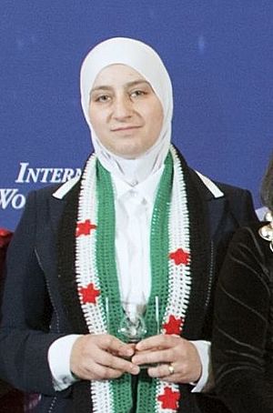 Majd Chourbaji (Syria) -- 2015 - International Women of Courage Award.jpg