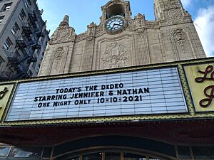 Monthly Signboard, Loew's Jersey Theatre