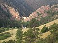 Mountain valley at Cimarron Canyon State Park (NM) Picture 1987