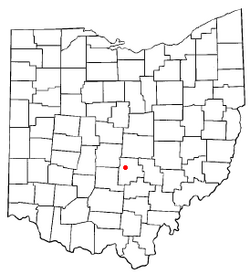 Location of Carroll, Ohio