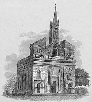 Old St. Patrick's Cathedral on Mott Street, NYC 1831