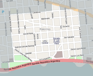 Street map of Palermo