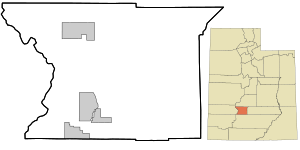Piute County Utah incorporated and unincorporated areas
