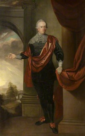 Portrait of Lord John Hussey Delaval Painted by William Bell