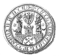 Poznań seal from XIV century