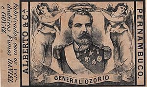 Rótulo de cigarro. General Manuel Luiz de Osório