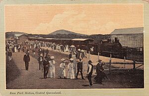 Railway Station at Emu Park, Qld - circa 1908