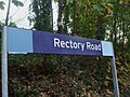 Rectory Road stn signage