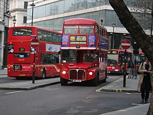 Routemaster and modern buses