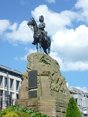 Royal Scots Greys Memorial, Princes Street Gardens, Edinburgh