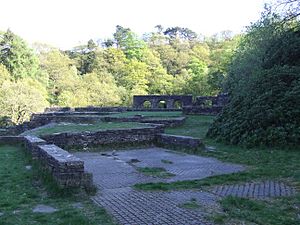 Ruins of Errwood Hall Derbyshire England