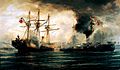 Sinking of the Esmeralda during the battle of Iquique