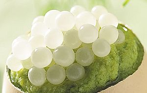 Snail caviar (close-up)