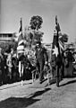StateLibQld 2 96372 Wreath laying ceremony on Anzac Day, Manly, 1937