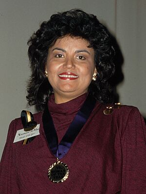 SuzAnne de Passe, Ms. Magazine Woman of the year Awards, 1986 (cropped).jpg