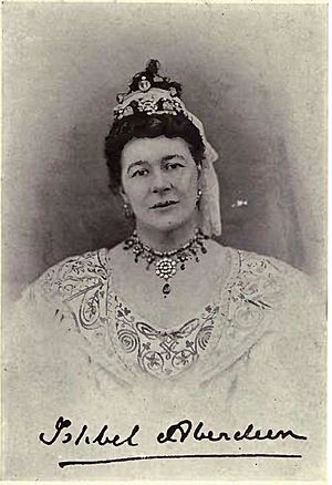 THE RIGHT HONOURABLE THE COUNTESS OF ABERDEEN, LL.D