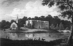 Tabley Old Hall engraving