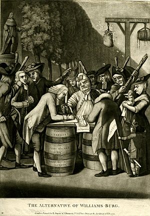 The Alternative of Williams-burg 1775