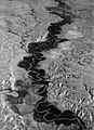 The Jordan River loops, aerial view 1938