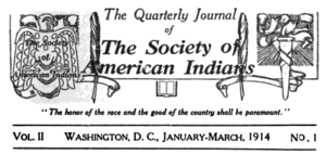The Quarterly Journal of the American Society of Indians