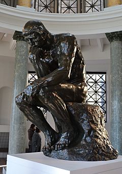 The Thinker by Rodin at the Cantor Arts Center of Stanford University (cropped)