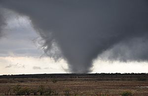 Tornado in southwestern Oklahoma on November 7, 2011