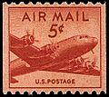 Us airmail stamp C37