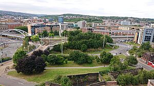 View of Park Square from Park Hill