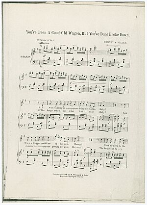 Wagon sheet music