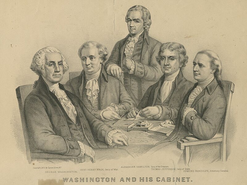 Washington and His Cabinet (4360094798)