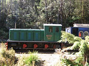West Coast Wilderness Railway diesel locomotive