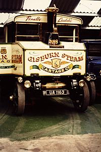Yorkshire steam wagon, Pendle Laddie, front.JPG