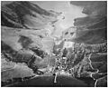 (Aerial view of Naval-Coast Guard base prominent in foreground and showing size of isthmus looking west toward the... - NARA - 295507
