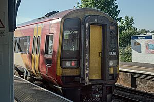 158866 departing Romsey