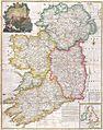 1794 Rocque Wall Map of Ireland - Geographicus - Ireland2-rocque-1794