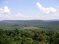 2012-08-22 View of Bear Meadows in Pennsylvania in Rothrock State Forest from the Mid-State Trail to the northwest