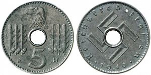 5 Reichskreditkassen 1940 B