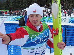 Adam Małysz at the 2010 Vancouver Winter Olympics.jpg
