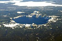  Aerial view of Crater Lake