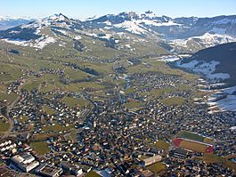 Aerial view of Appenzell