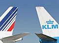 Air France & KLM vertical stabilizers