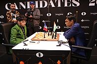 Alireza Firouzja - R Praggnanandhaa, Candidates Tournament 2024 05